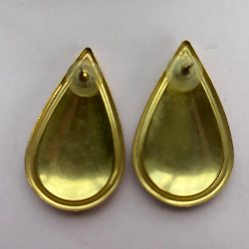2 pair VINTAGE Enamel 1980’s Post Earrings
